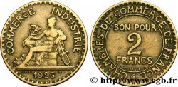 2 francs Chambres de Commerce 1926  F.267/8