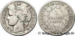 2 francs Cérès, avec légende 1871 Bordeaux F.265/7