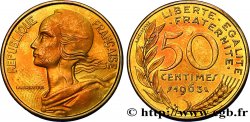50 centimes Marianne, col à trois plis 1963 Paris F.197/4