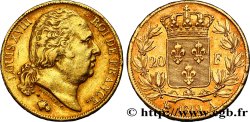 20 francs or Louis XVIII, tête nue 1819 Paris F.519/15