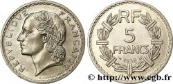 5 francs Lavrillier, nickel 1938  F.336/7