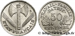 50 centimes Francisque, légère 1943  F.196/2