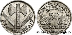 50 centimes Francisque, légère 1944  F.196/4