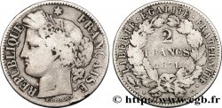 2 francs Cérès, avec légende 1871 Bordeaux F.265/7
