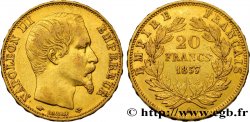 20 francs or Napoléon III, tête nue 1857 Paris F.531/12 TTB42 