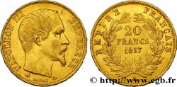 20 francs or Napoléon III, tête nue 1857 Paris F.531/12 TTB52 