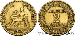 2 francs Chambres de Commerce 1926  F.267/8