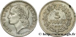 5 francs Lavrillier, nickel 1938  F.336/7