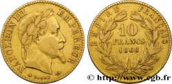 10 francs or Napoléon III, tête laurée, type définitif à grand 10 1868 Paris F.507A/17