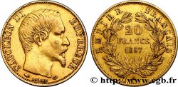 20 francs or Napoléon III, tête nue 1857 Paris F.531/12 TB35 