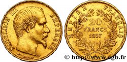 20 francs or Napoléon III, tête nue 1857 Paris F.531/12 TTB42 