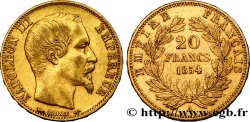20 francs or Napoléon III, tête nue 1854 Paris F.531/2