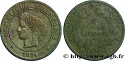 5 centimes Cérès 1871 Bordeaux F.118/3