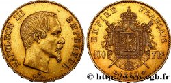 100 francs or Napoléon III, tête nue 1859 Strasbourg F.550/8
