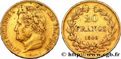 20 francs or Louis-Philippe, Domard 1840 Paris F.527/22