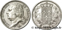 1 franc Louis XVIII 1822 Paris F.206/40
