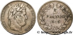 5 francs IIIe type Domard 1845 Lille F.325/9
