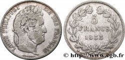 5 francs IIe type Domard 1833 Rouen F.324/15