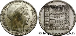 20 francs Turin, rameaux courts 1933  F.400/4