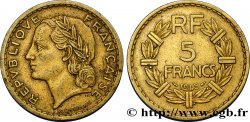 5 francs Lavrillier, bronze-aluminium 1945  F.337/5 TTB45 