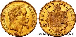 20 francs or Napoléon III, tête laurée 1868 Paris F.532/18 XF45 