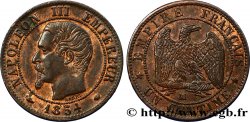 Un centime Napoléon III, tête nue 1854 Marseille F.102/14 SUP60 