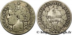 2 francs Cérès, avec légende 1871 Paris F.265/3