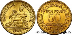 50 centimes Chambres de Commerce 1926 Paris F.191/8 EBC58 