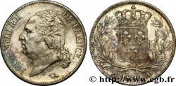 5 francs Louis XVIII, tête nue 1822 Paris F.309/68