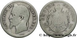 2 francs Napoléon III, tête laurée 1868 Strasbourg F.263/9