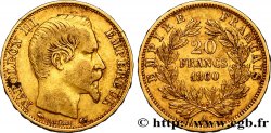 20 francs or Napoléon III, tête nue 1860 Paris F.531/18