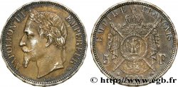 5 francs Napoléon III, tête laurée 1869 Strasbourg F.331/15