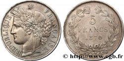 5 francs Cérès, sans légende 1870 Bordeaux F.332/3