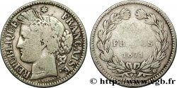 2 francs Cérès, sans légende 1871 Bordeaux F.264/4