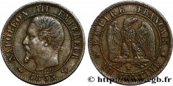 Un centime Napoléon III, tête nue 1853 Lille F.102/8