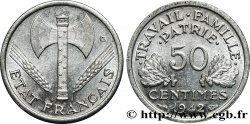 50 centimes Francisque, lourde 1942  F.195/3