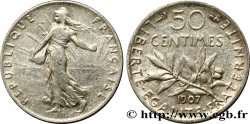 50 centimes Semeuse 1907 Paris F.190/14
