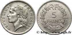 5 francs Lavrillier, nickel 1938  F.336/7