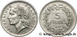 5 francs Lavrillier, nickel 1938  F.336/7