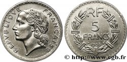5 francs Lavrillier, nickel 1938  F.336/7