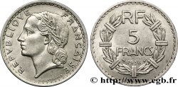 5 francs Lavrillier, nickel 1938  F.336/7