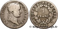 1 franc Napoléon Ier tête laurée, Empire français 1812 Limoges F.205/46