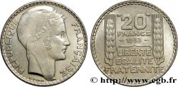 20 francs Turin, rameaux longs 1933  F.400/5