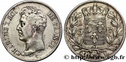 5 francs Charles X, 1er type 1825 Bordeaux F.310/9