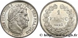 1 franc Louis-Philippe, couronne de chêne 1843 Paris F.210/90 MS60 