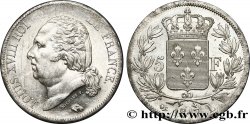 5 francs Louis XVIII, tête nue 1817 Bayonne F.309/22
