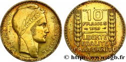 Concours de 10 francs, essai de Turin en bronze-aluminium 1929 Paris GEM.169 3