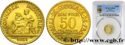 Essai de 50 centimes, Chambres de Commerce 1921  F.191/2