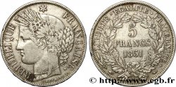 5 francs Cérès, IIe République 1851 Paris F.327/7