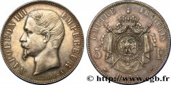 5 francs Napoléon III, tête nue 1855 Paris F.330/3 AU58 
